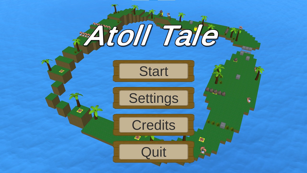 Atoll Tale title screen